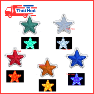 Led ngôi sao trang trí xe tải 24v, đèn ngôi sao gắn cho ô tô xe tải 24v