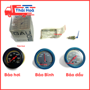 Đồng hồ báo hơi báo dầu báo bình ac quy cho ô tô xe tải công nông satora