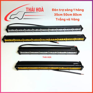 Đèn len trợ sáng 1 hàng ô tô xe tải. Đèn Led thanh dài 35cm 50cm 80cm 100cm