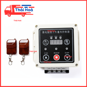 Bộ khiển bạt khiển mô tơ có remote, điều khiển đóng mở bạt xe ben 24V có điều khiển từ xa