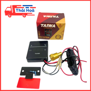 Đồng hồ TAIWA Đo nhiệt độ nước và đo điện ắc quy 9v-31v kích cỡ 10 12 14 16 17mm