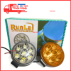 2 Đèn trợ sáng ô tô xe máy xe tải runlai 7 mắt 12V 24V dùng chung